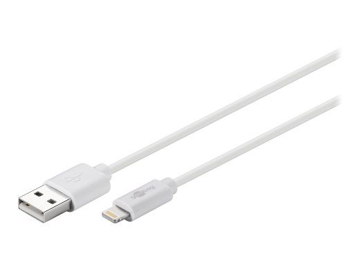 Goobay 50cm Lightning kaabel valge MFi