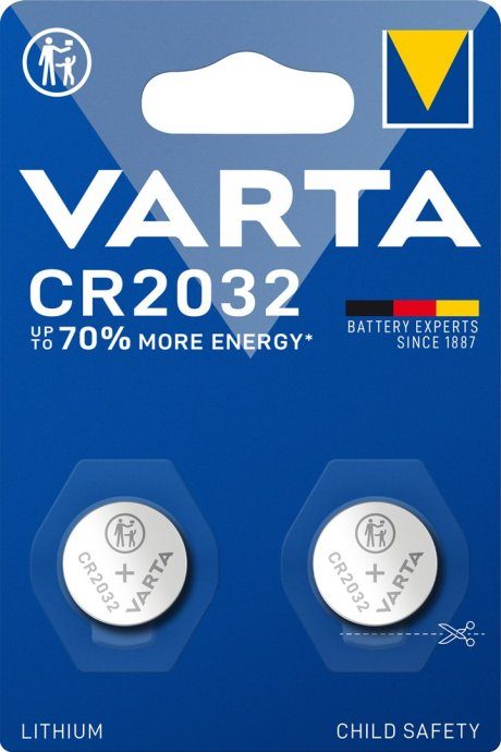 Varta 06032 Ühekordne patarei CR2032 Lithium