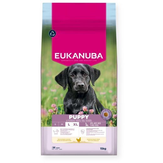 EUKANUBA Puppy L XL Rich in chicken - kuiv koeratoit - 15kg