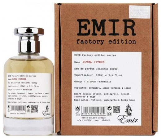 Emir Ultra Citrus Factory Edition Parfüüm EDP 100 ml