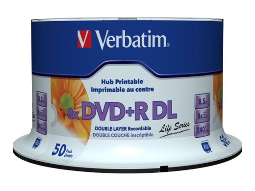 Verbatim 50x Double Layer DVD+R 8.5GB