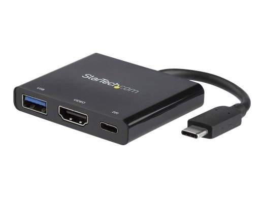 StarTech.com USB-C HDMI adapter - 4K 30Hz - Thunderbolt 3 ühilduv - koos tooväljundiga (USB PD) - USB C adapteri konverter (CDP2HDUACP) USB-C