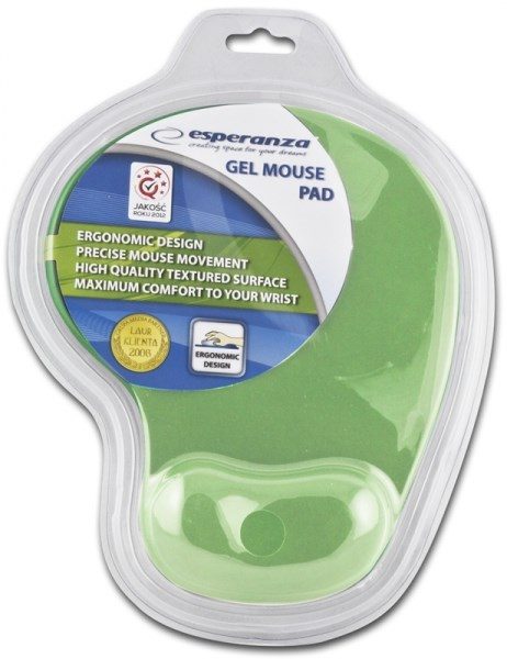 Esperanza EA137G hiirepadja Roheline