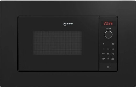 Neff HLAWG26S3 integruota mikrobangų krosnelė 800W 20l juoda