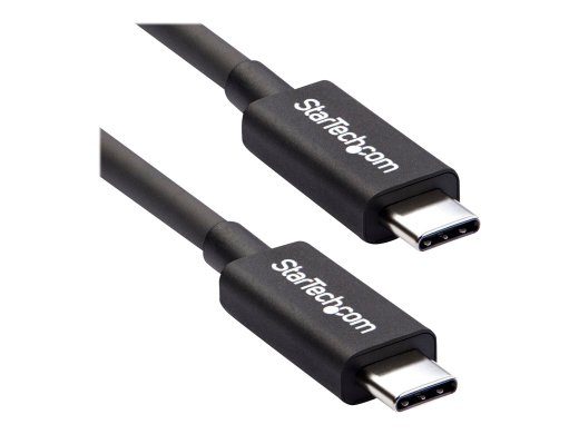 StarTech.com 2m (6.6ft) Thunderbolt 3 kabelis, 20Gbps, 100W PD, 4K vaizdas, Thunderbolt sertifikuotas, suderinamas su TB4/USB 3.2/DisplayPort Thund...