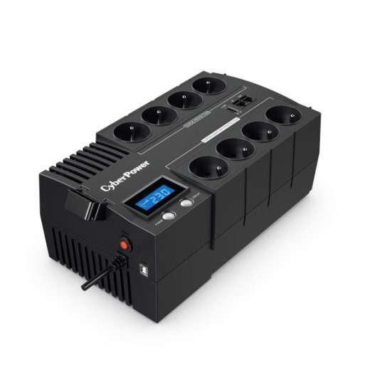 CyberPower BR700ELCD-FR Line-Interactive UPS 0.7 kVA 420 W koos 8 AC pistikupesaga