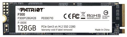 Patriot P300 M.2 PCI-EX4 NVMe 128 SSD