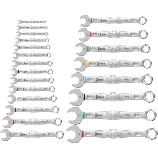 Wera 22-Piece Gaffle Nut Set
