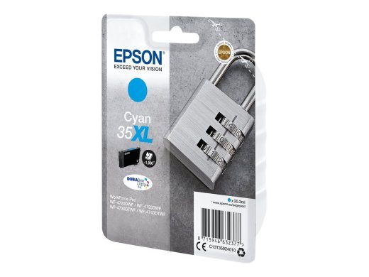 Epson 35XL Tsüaan 1900-lehekülje süstevärv C13T35924010