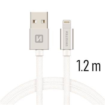 Swissten Textile kiirlaadija 3A Lightning andme- ja laadimiskaabel 1.2m