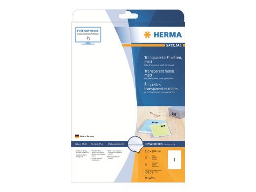 HERMA erikile sildid A4 (210 x 297 mm) (25)