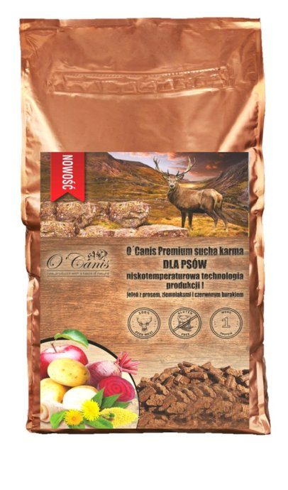 O'CANIS Põder, tatar, kartulid ja punapeet kuivkoeratoit - 6kg