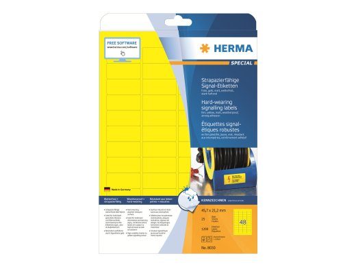 HERMA erimärgid filmmärgid 21.2 x 45.7 mm 1200 tk. 8030