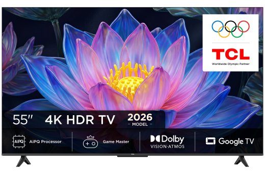 TV Set TCL 55 " 4K Ultra HD 3840 x 2160 pixels Flat 16:9 QLED 55P6L