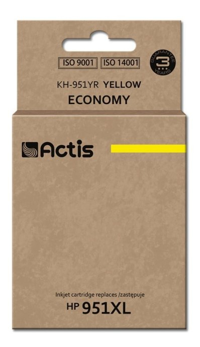 Actis KH-951YR ink (replacement for HP 951XL CN048AE; Standard; 25 ml; yellow)