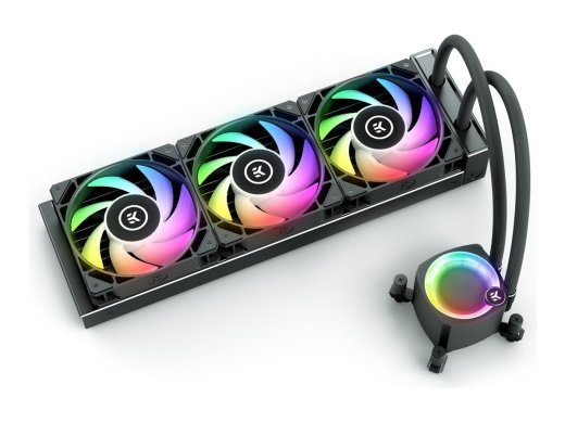 EkWaterBlocks EK-Nucleus AIO CR360 Lux D-RGB jahutussüsteem 1-komplekt Must 120 mm