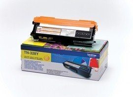 Brother TN 328Y kollane 6000-lehekülje tooner
