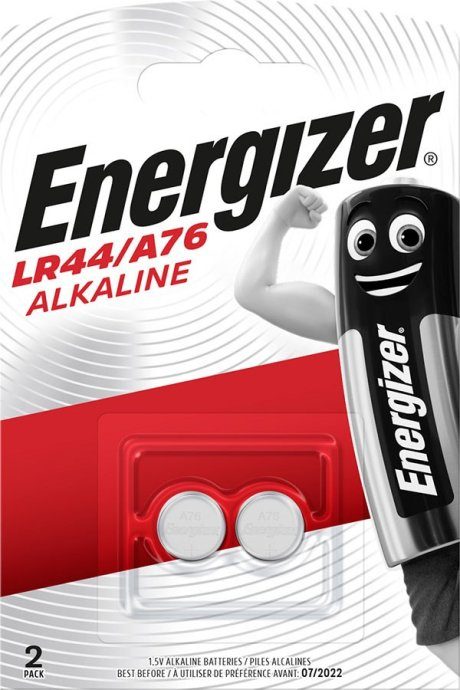 ENERGIZER BATTERIES ALKALINE SPECIALTY LR44/ A76 2 VNT. 1,5V