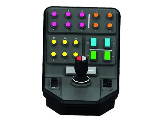 Logitech Heavy Equipment šoninė panelė skrydžio simuliacijos valdiklis PC