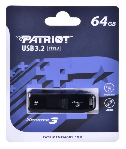 PARTIOT Xporter 3 64GB USB 3.2 Type A Flash Drive
