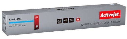 Activejet ATM-216CN tooni (asendus Konica Minolta TN216C; Supreme; 26000 lehekülge; tsüaani)