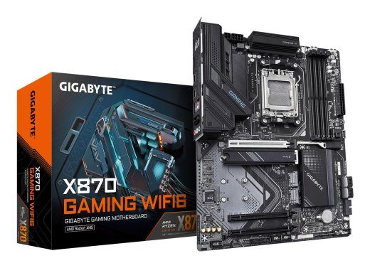 Emaplaat GIGABYTE AMD X870 SAM5 ATX Mälu DDR5 Mälupesi 4 3xPCI-Express 16x 2xM.2 1xHDMI 1xAudio-In 1xAudio-Out 1xMicrophone 4xUSB 3.2 2xUSB