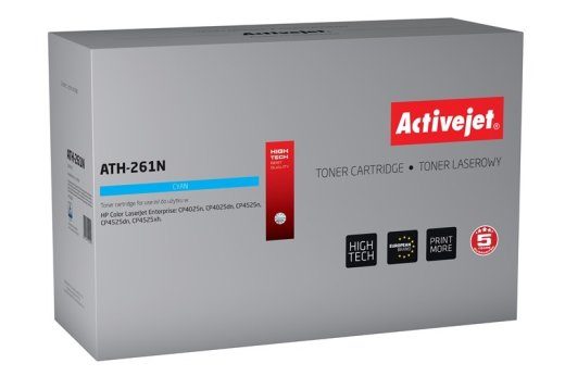 Activejet ATH-261N toner (asendaja HP CE261A jaoks; Supreme; 11000 lehte; sinine)
