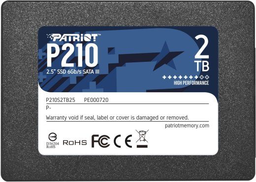 Patriot P210 2000 2.5" SATA III SSD