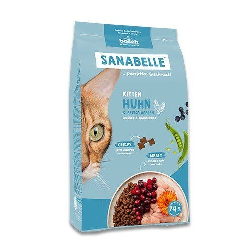 BOSCH Sanabelle Life Kitten chicken & cranberries dry cat food - 8kg