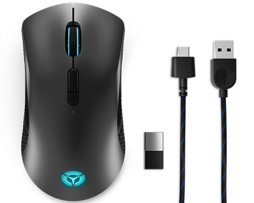 Lenovo Legion M600 mõlemalt käelt mänguveebikaaslasi RF juhtmeta, Bluetooth, USB Type-A, optiline 16000 DPI