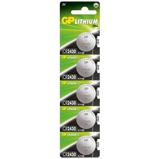 LITHIUM BUTTON CELL CR2430 Lithium CR2430, vienkartinė