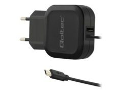 Qoltec 17-Watt Adapter with 2 USB-A 2.0 Ports