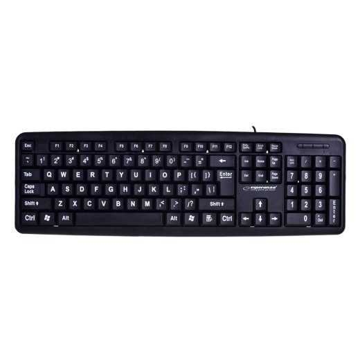 Esperanza EK129 klaviatuur USB QWERTY UK English must