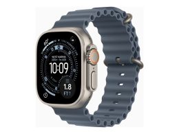 Apple Watch Ultra 3 GPS + Cellular 49mm Natural Titanium Case with Anchor Blue Ocean Band Apple