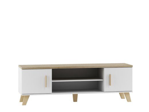 TV stand Cama LOTTA 160 2D2K white/sonoma
