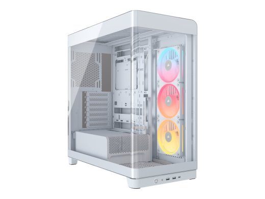 CORSAIR iCUE LINK FRAME 4500X LX-R RGB Tower Extended ATX Valge