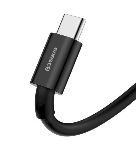 Baseus Superior seeria kiirlaadimise andmesidekaabel USB-A/USB-C 66W 2m / must