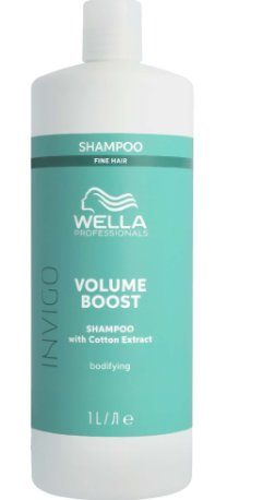 Wella Professionals Invigo Volume Boost šampoon puuvilla ekstraktiga 1000ml