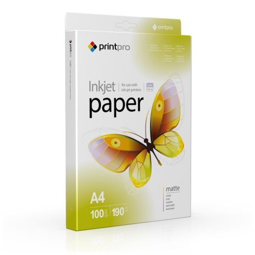 Matte ColorWay PrintPro Photo Paper, 100 sheets 190 g/m² A4