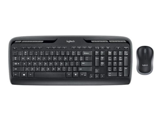 Logitech juhtmeta klaviatuur ja hiir MK330 hispaania keele komplekt