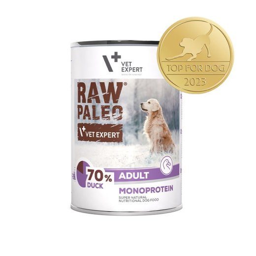 VETEXPERT Raw Paleo Adult Monoprotein Part - märg koeratoit - 400 g