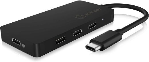 Raidsonic 4-portiline hub USB Type-C liidesega ja PD port IB-HUB1429-CPD