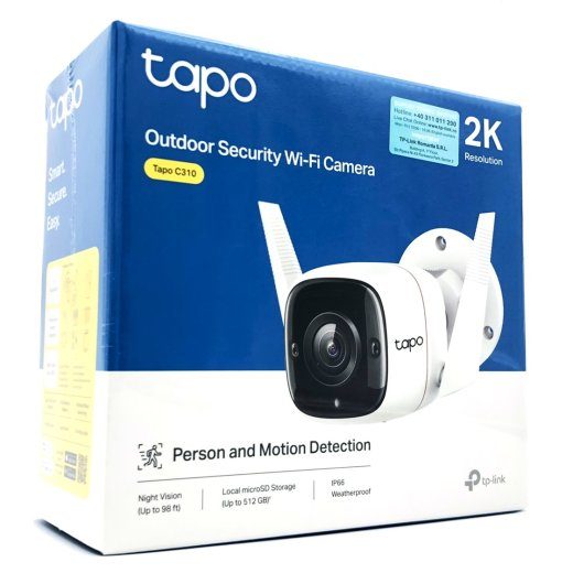 Tapo C310 lauko tinklo stebėjimo kamera 2304 x 1296