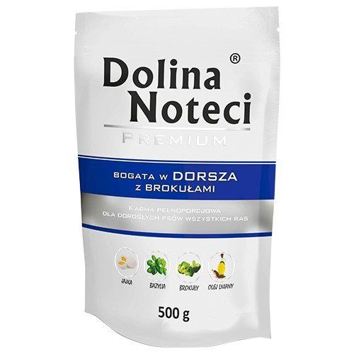 DOLINA NOTECI Premium Rikas tursk Brokoli niisket koeratoitu - 500g