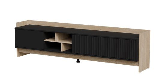 Cama RTV PORTO 3D kapi 190x38x50 tamm/must