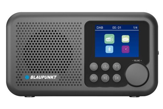 Blaupunkt DR8BK kaasaskantav must raadio