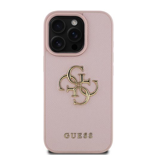 Guess PU graanuldisainest 4G metallilogo korpus Apple iPhone 16 Prole