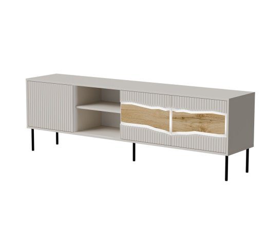 TV kapi INSERTO 3D1W 190x40x61,5 kašemir + LED