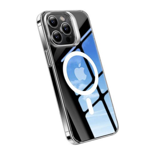 Torras Telefonikarp UPRO Lstand Clear-Mag iPhone 15-le (läbipaistev)