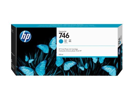 HP 746 tsüaanvärviline tint P2V80A